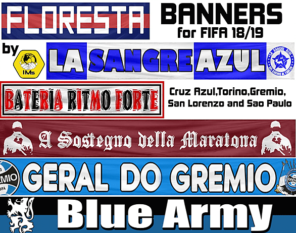FIFA 19: Сборник баннеров и флагов by IMs