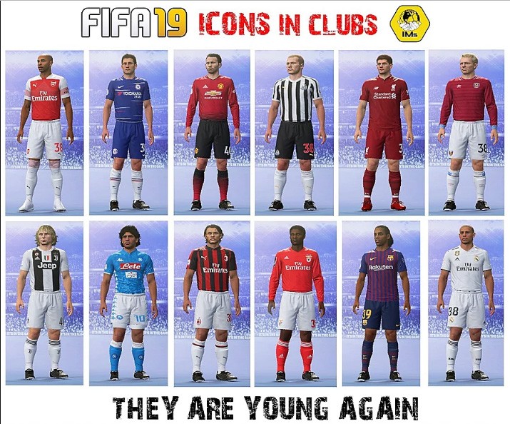 FIFA 19: Легенды в своих клубах