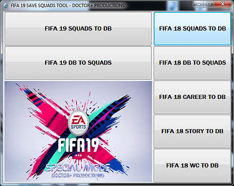 FIFA 19: Программа DB TOOL 1.0.0 для сохранения файлов составов