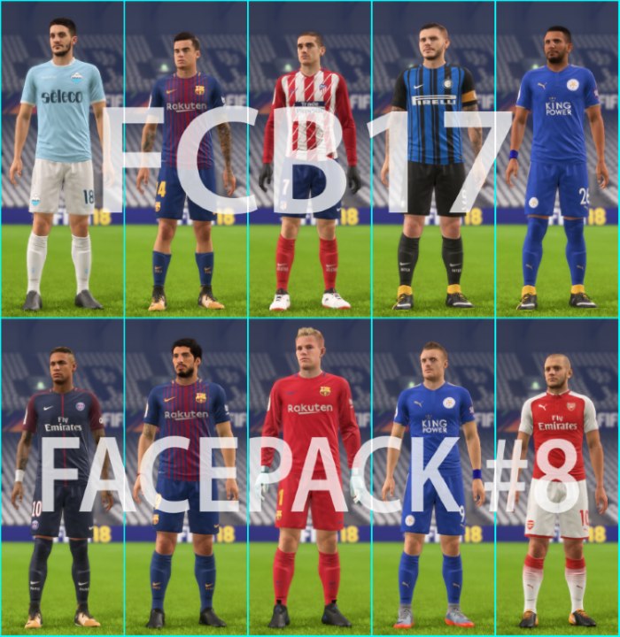 FIFA 18 «Facepack #8 by FCB17»