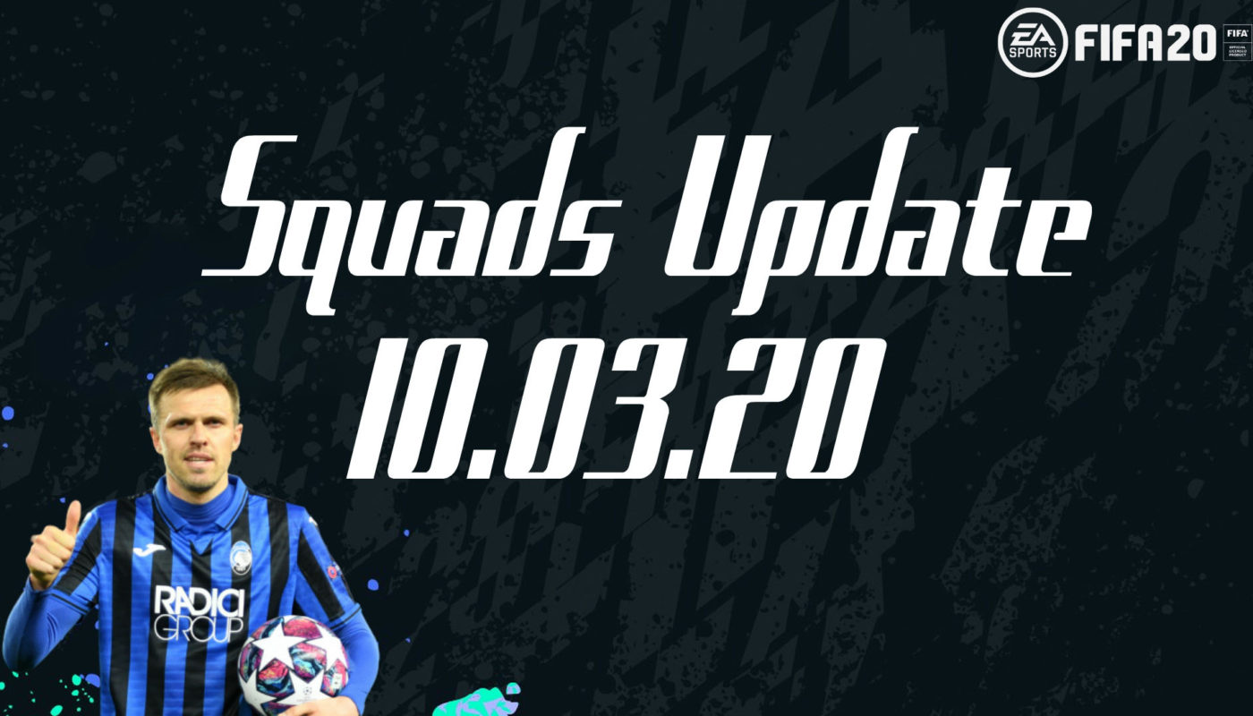 FIFA 20: Официальное обновление составов от 10.03.20 Официальное обновление составов от 10.03.20