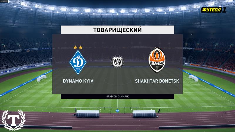 FIFA 20 Логотип Украинского телеканала Футбол 1