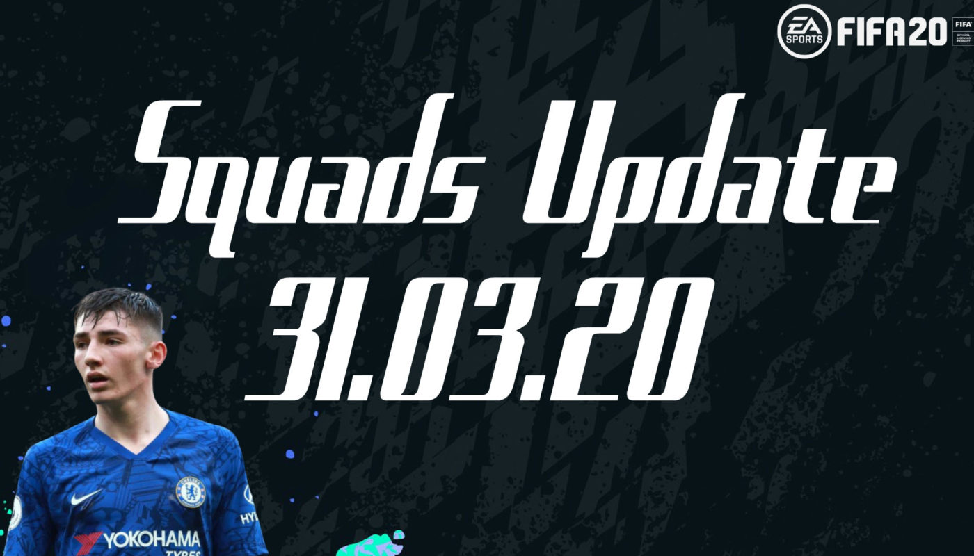 FIFA 20: Официальное обновление составов от 31.03.20 Официальное обновление составов от 31.03.20