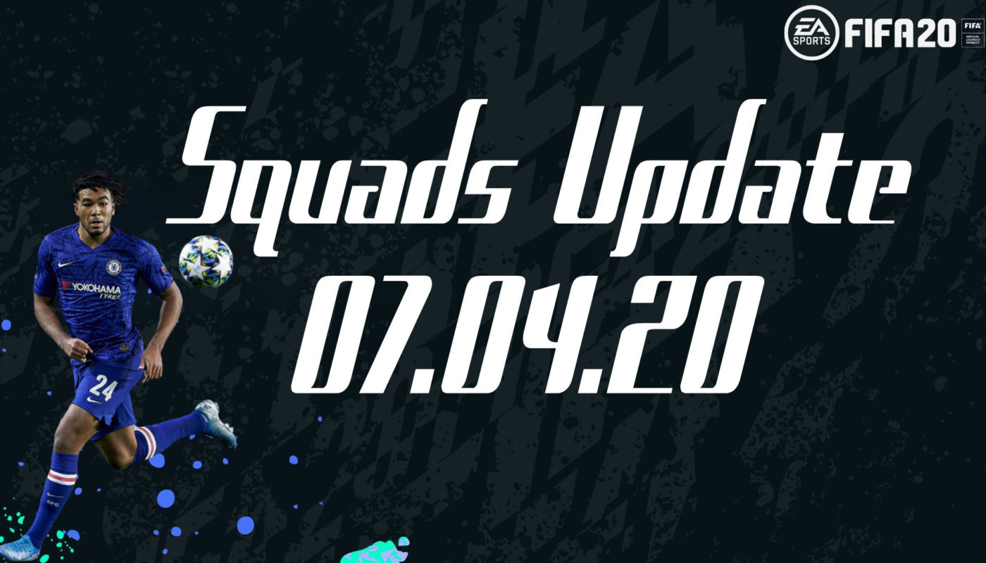 FIFA 20: Официальное обновление составов от 07.04.20 Официальное обновление составов от 07.04.20