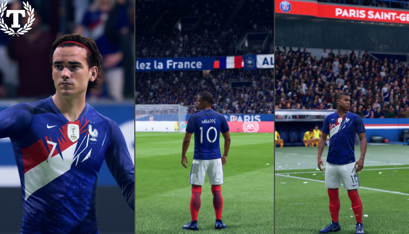 Домашняя форма сборной Франции Домашняя форма сборной Франции