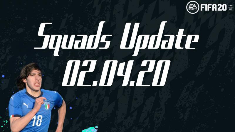 FIFA 20: Официальное обновление составов от 02.04.20 Официальное обновление составов от 02.04.20