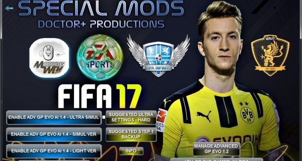 FIFA 17 Advanced GP EVO Manager Tool V2.0 FIFA 17 Advanced GP EVO Manager Tool V2.0
